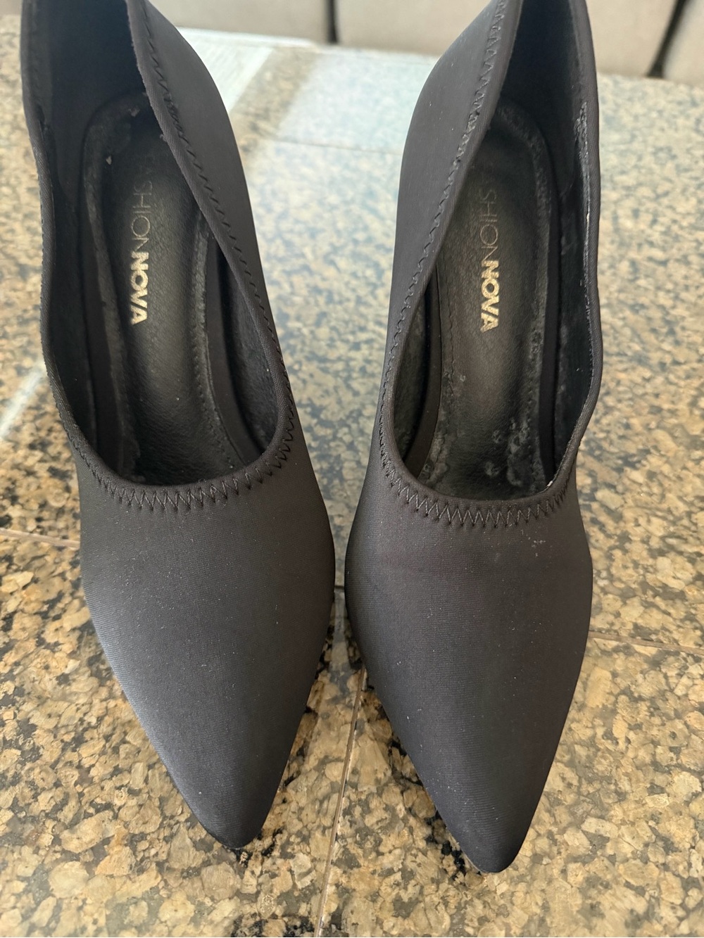 Fashion nova Black Pointed Toe Women's Heels